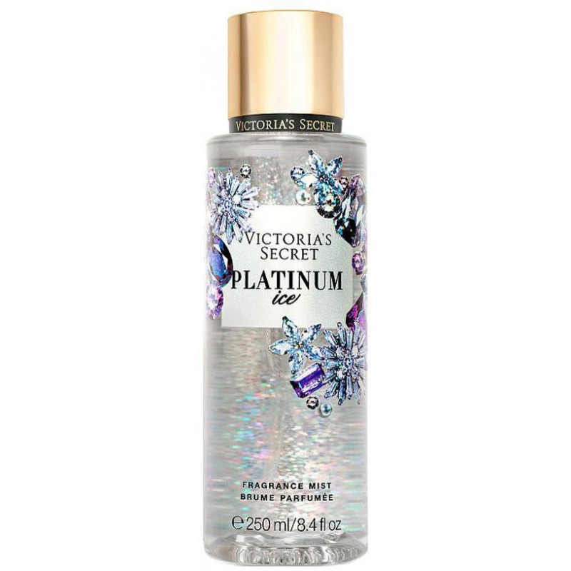 VICTORIA'S SECRET PLATINUM ICE BODY MIST 8.4 FL OZ...