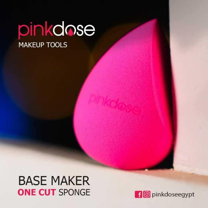 PINK DOSE BASE MAKER BLENDING SPONGE ONE CUT PINK