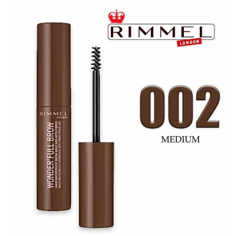 RIMMEL LONDON Wonder'Full Brow, 002 Medium Brown