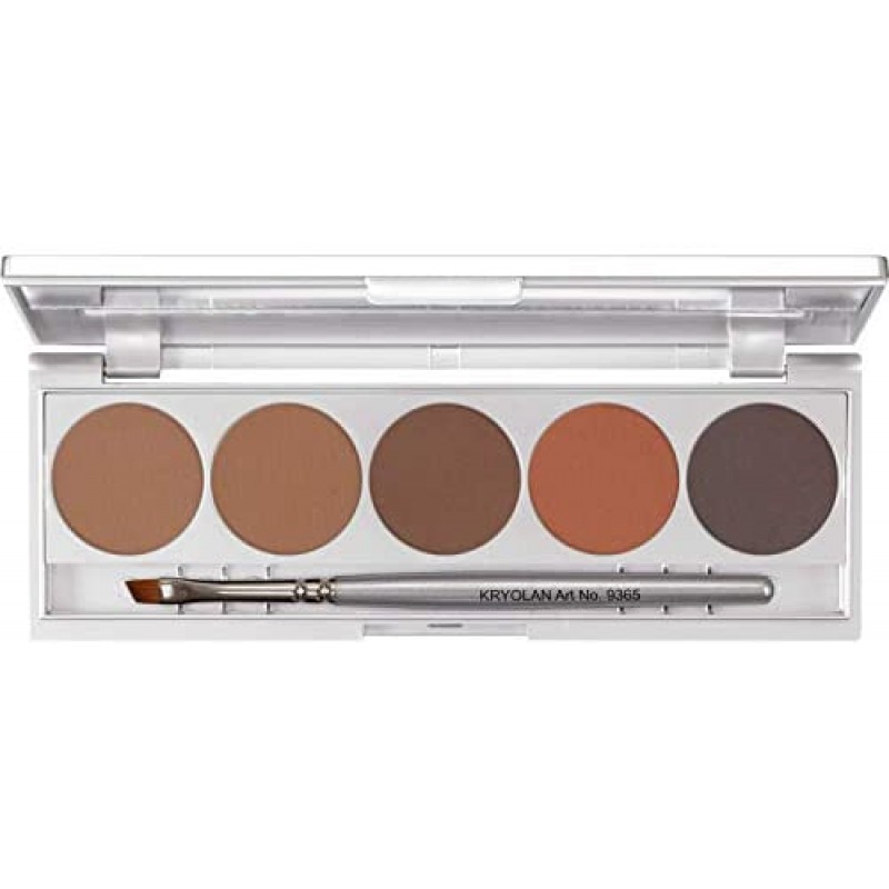  Kryolan EYEBROW POWDER 5 COLORI  7.5 g