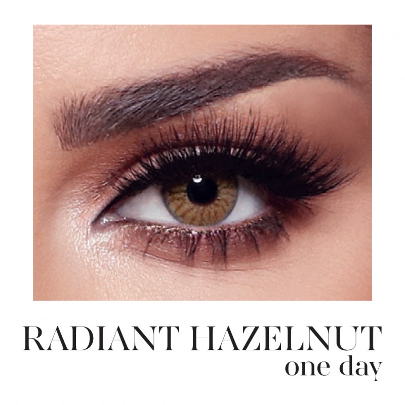 Bella Radiant Hazelnut One Day Color Contact Lense...