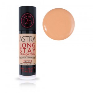 Astra Long Stay Foundation, 30 ml, 06 Tanned