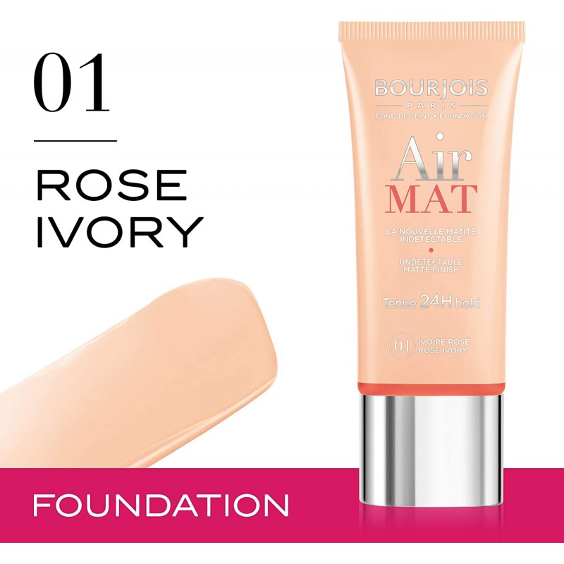 Bourjois Air Mat 24H Foundation 1 Rose Ivory 30ml