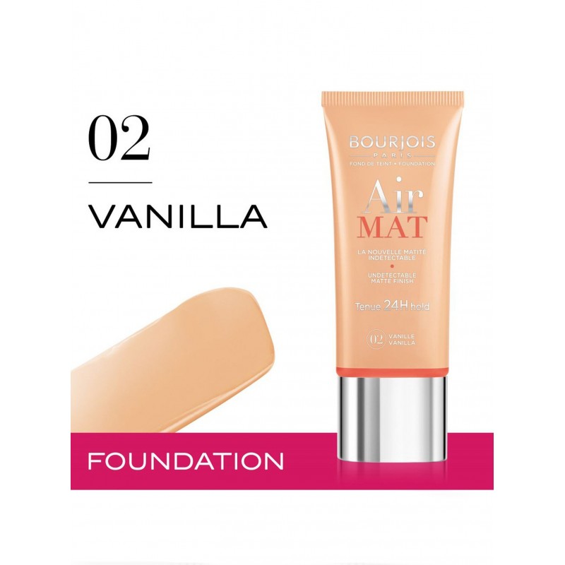 Bourjois Air Mat Foundation, No.02 Vanille, 30ml