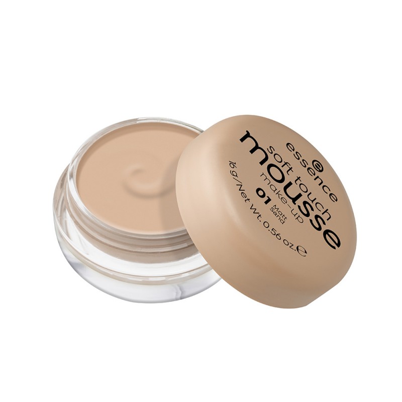 Essence Soft Touch Mousse Make-up-01 Matt sand