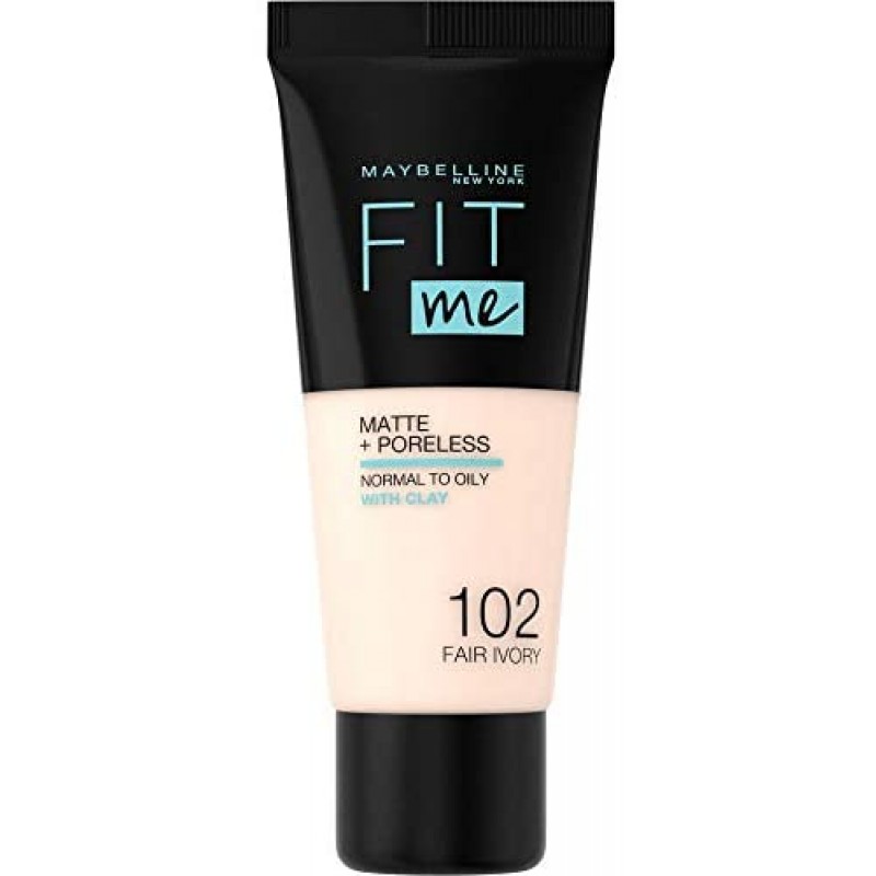 Maybelline Fit Me Matte & Poreless 102 Fair Iv...