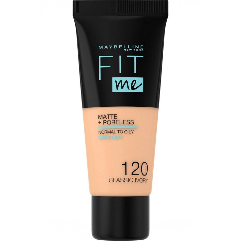  Maybelline Fit Me Matte  Poreless 120 Classic Ivo...