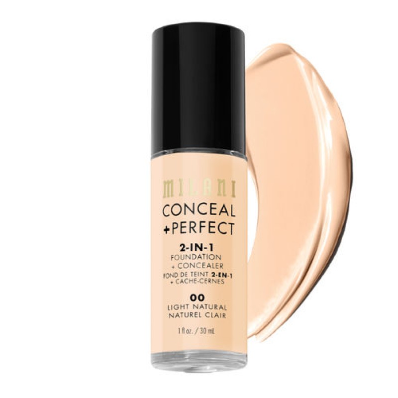 Milani - Foundation 2in1 - 00 LIGT NATURAL - Conce...