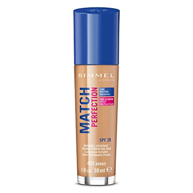 Rimmel London Match Perfection Foundation, SPF 20,...