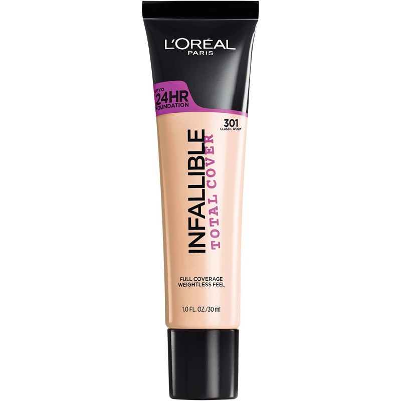  L'Oréal Paris Infallible Total Cover Foundation,...