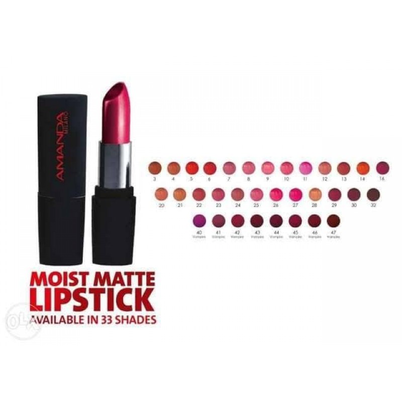 Amanda Milano Moist Matte Lipstick 01