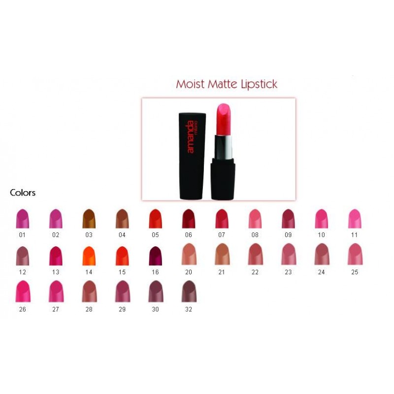 Amanda Milano Moist Matte Lipstick 004