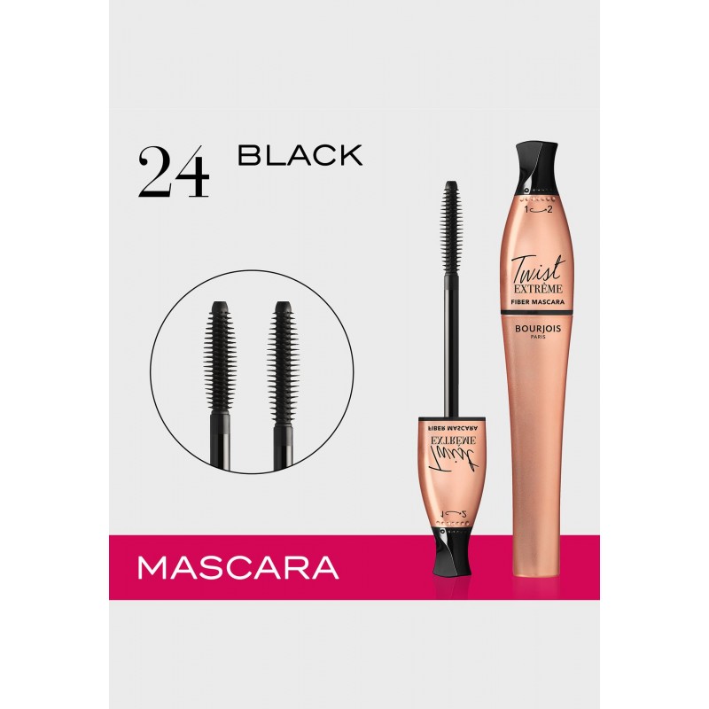  Bourjois Twist Extreme Fiber Mascara 24 Black