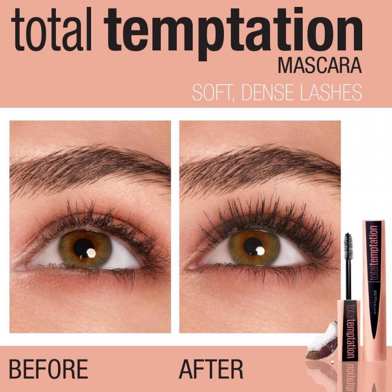 Maybelline Total Temptation Mascara, 8.6 ml, Very ...