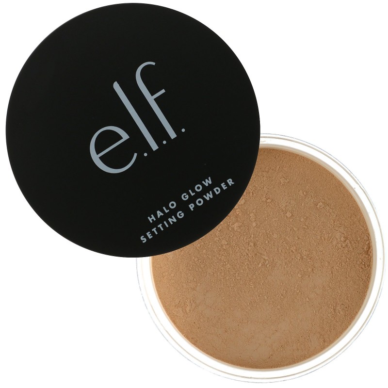 elf Halo Glow Setting Powder Medium beige 6.8 g