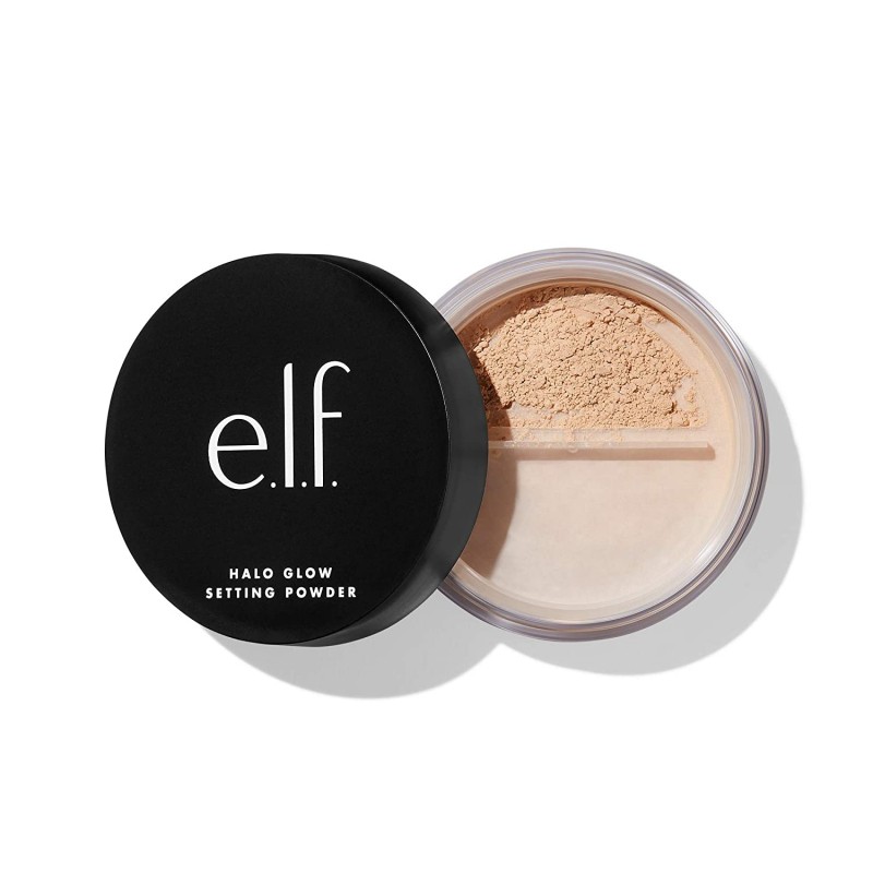 elf Halo Glow Setting Powder Medium beige 6.8 g