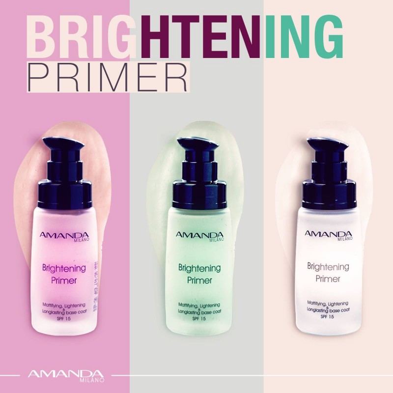 Amanda Milano Brightening Face Primer Pink 2