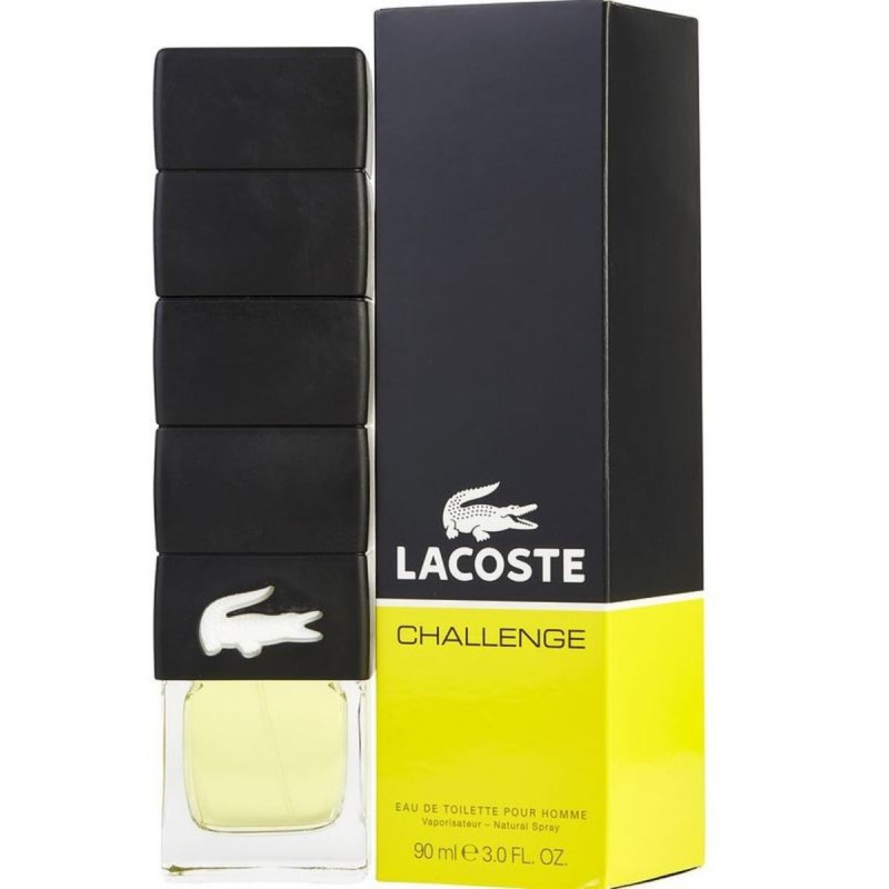 Lacoste Challenge Eau de Toilette for Men, 90ml