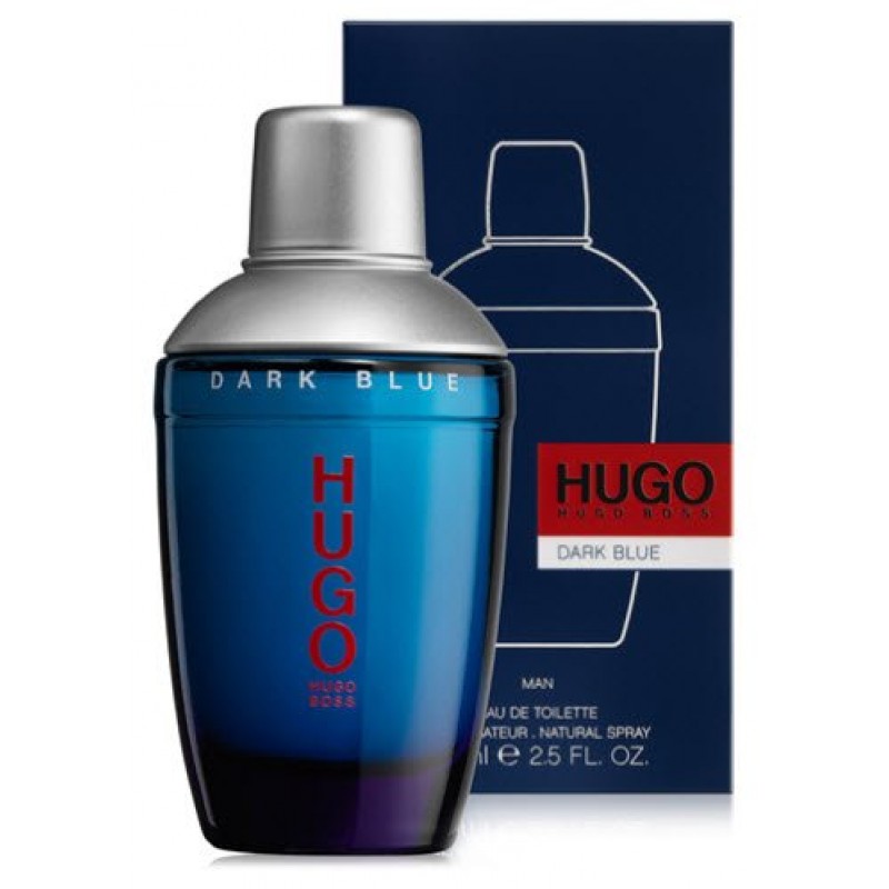 HUGO BOSS DARK BLUE  EAU DE TOILETTE SPRAY 75 ML