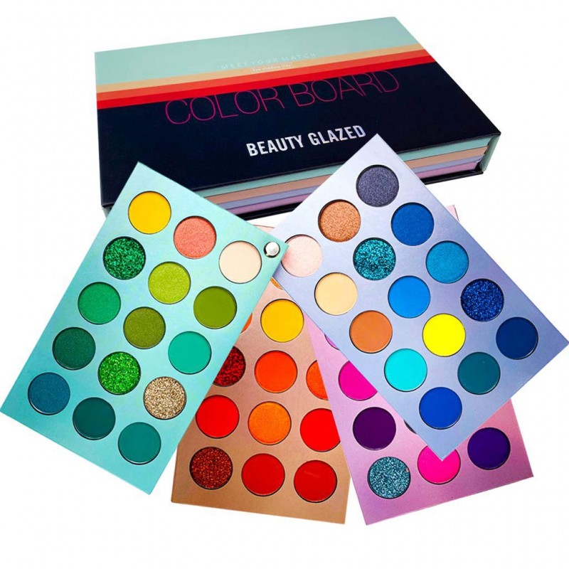 Beauty Glazed Eyeshadow Color Board Makeup Palette...