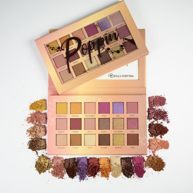 City Color Poppin Eyeshadow Palette - Wholesale Di...