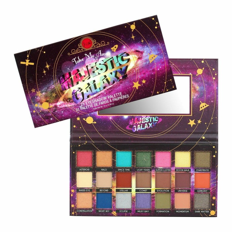 J.Cat TAKE ME AWAY 21 eyeshadow palette MAJESTIC G...