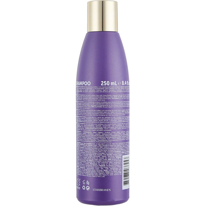 Kativa Zero Frizz Shampoo with Shea Butter, 250 ml