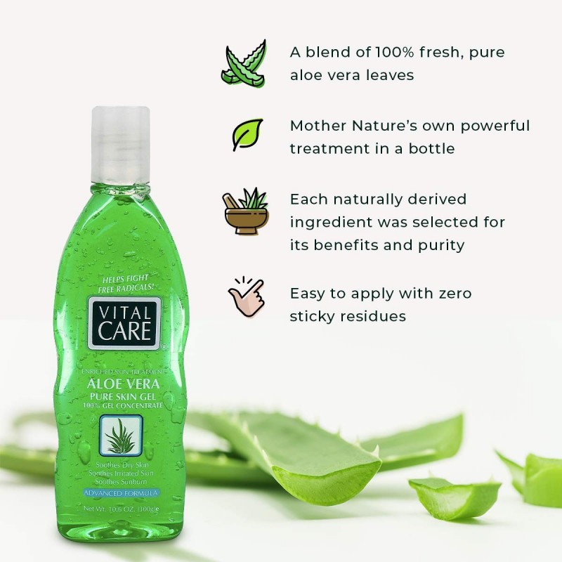 Vital Care Aloe Vera Pure Skin Gel - 300Ml