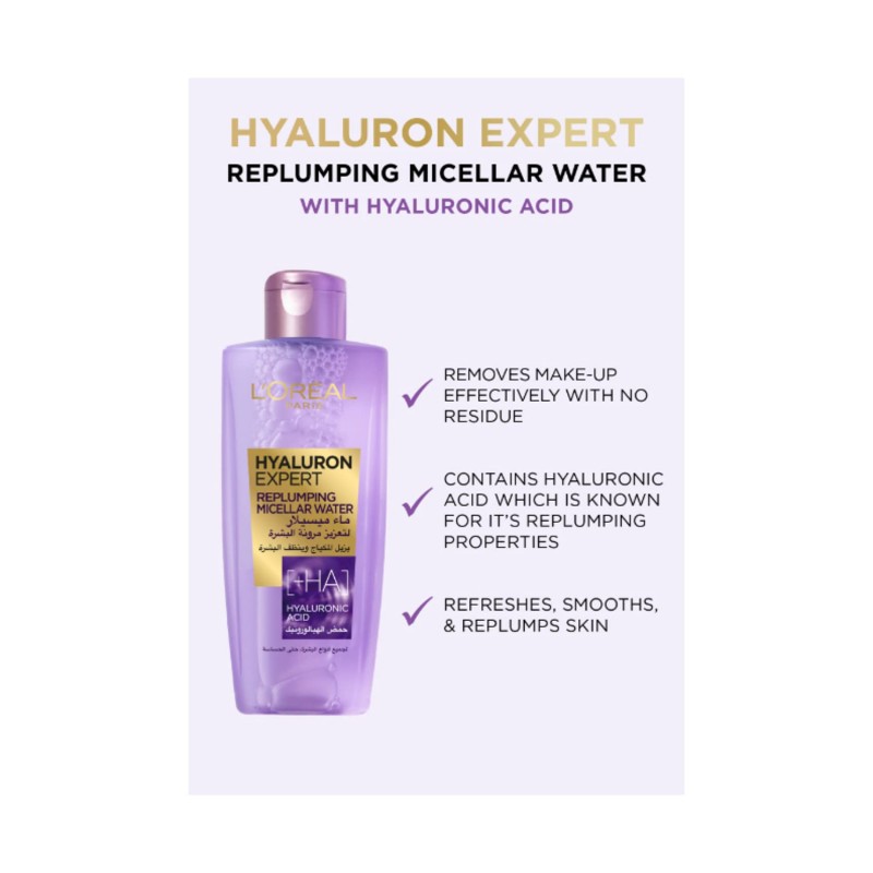 Hyaluron Expert Replumping Micellar Water with Hya...