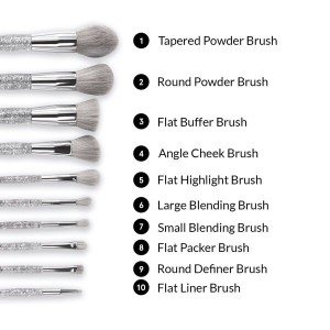 BH COSMETICS – Remix Dance Brush Beat 10 Piece Face & Eye Brush Set