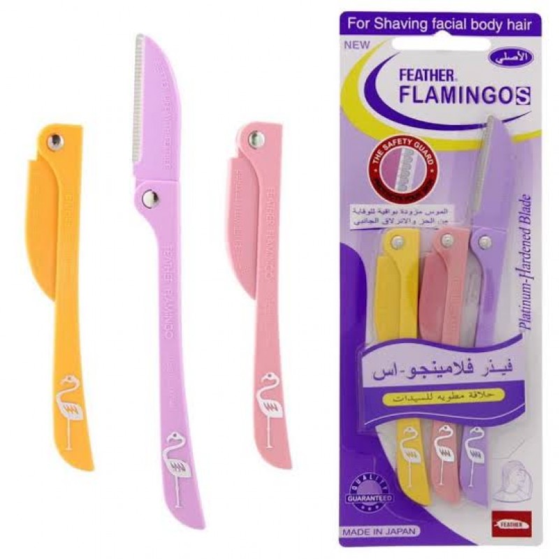 Flamingo Face & Body Blades - 3 Piece 2 Kart